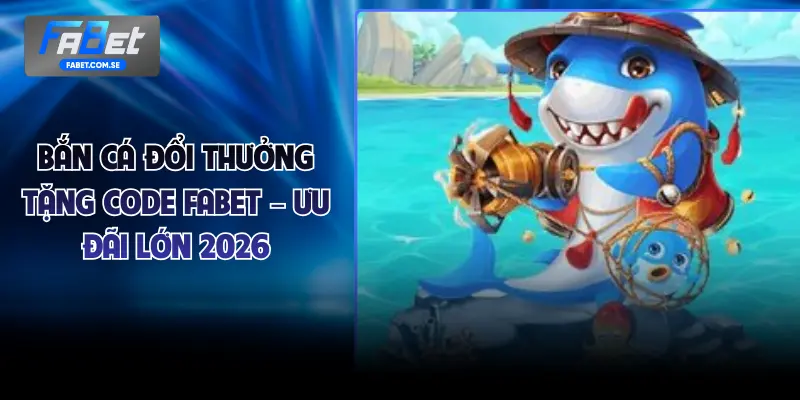 Bắn Cá Đổi Thưởng Tặng Code FABET – Ưu Đãi Lớn 2026