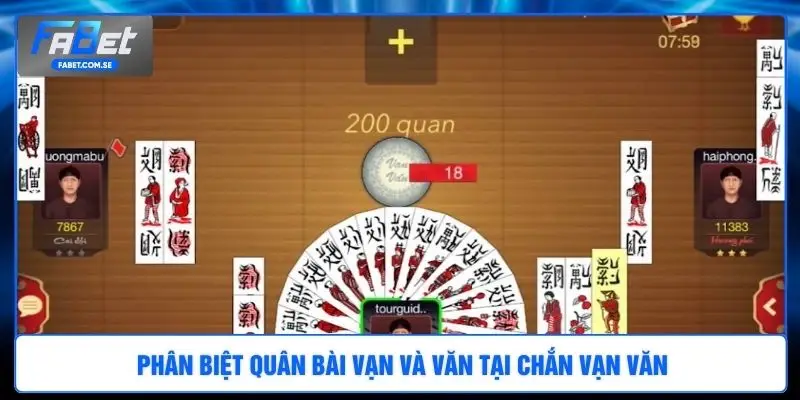 Phân biệt quân bài Vạn và Văn tại Chắn Vạn Văn