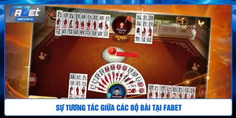 Sự tương tác giữa các bộ bài tại FABET